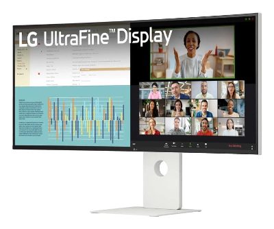40U990A-W.AEU, 40 ", IPS Black, UHD, 21:9, 120 Hz, 5 ms, 5120 x 2160 pixels, 450 cd/m², HDMI ports quantity 2, White