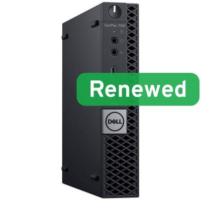 DELL Renewed Grade A, OptiPlex 7060 Micro, Intel Core i5, i5‑8500T, 8 GB, SSD, 128 GB, Intel UHD Graphics 630, Windows 11 Pro