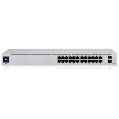 Unifi Switch, USW-PRO-24-POE, Managed L3, Desktop, Gigabit Ethernet (copper) ports quantity 24, SFP+ ports quantity 2, PoE+ ports quantity 24, Power supply type AC/DC, Internal, 450W