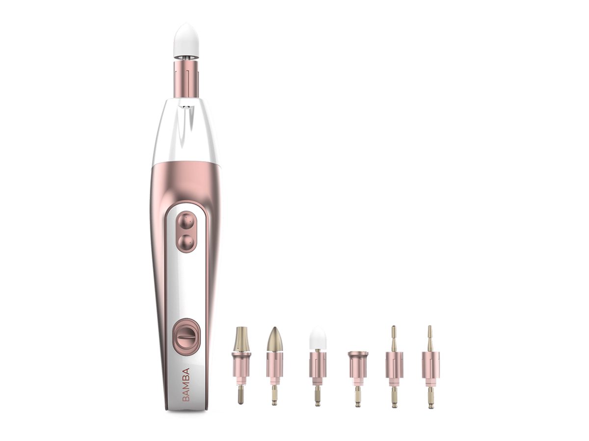 Cecotec Electric Manicure and Pedicure Set, PinkyCare 700 Perfect Nails, Nail Drill, Pink/White