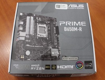 Asus Processor family AMD B650, Processor socket 1 x Socket AM5, 2 DIMM slots - DDR5, ECC, unbuffered, Supported hard disk drive interfaces SATA-600 (RAID), 2 x M.2, Number of SATA connectors 4, USED, REFURBISHED, WITHOUT  MANUALS  AND ACCESSORIES, ONLY BACK PANEL INCLUDED