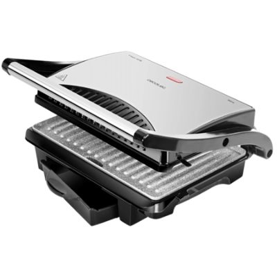 Cecotec Grill, Rock'nGrill 1000, 1000 W, Electric Grill, Black/Stainless steel