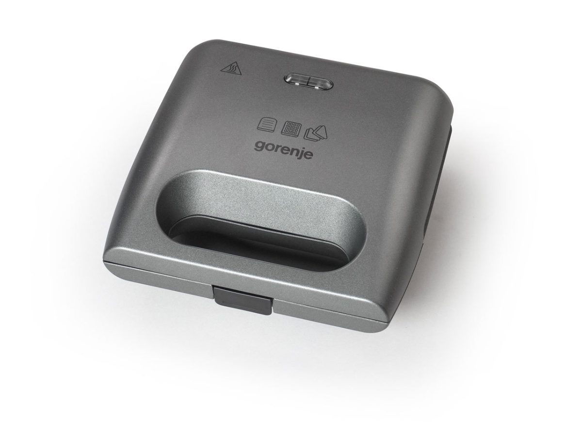 Sandwich maker, SM703GCG, 700 W, Number of plates 3, Number of pastry 2, Grey