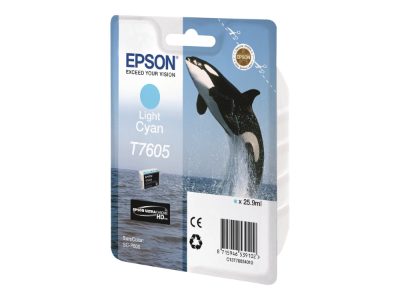 Epson T7605, Ink Cartridge, Light Cyan