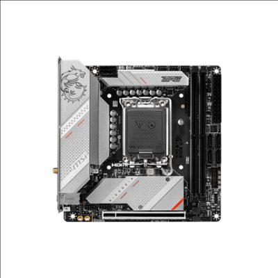 MSI MPG B760I EDGE WIFI, Processor family Intel, Processor socket  LGA1700, DDR5 DIMM, Memory slots 2, Supported hard disk drive interfaces SATA, M.2, Number of SATA connectors 4, Chipset Intel B760, Mini-ITX, REFURBISHED, WITHOUT ORIGINAL PACKAGING AND MANUAL