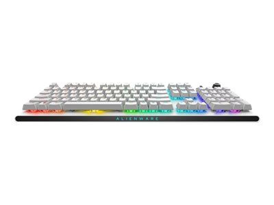 Alienware Tri-Mode AW920K, Wireless Gaming Keyboard, Wireless, Bluetooth, RGB LED light, Wireless connection, US, CHERRY MX Red, Lunar Light