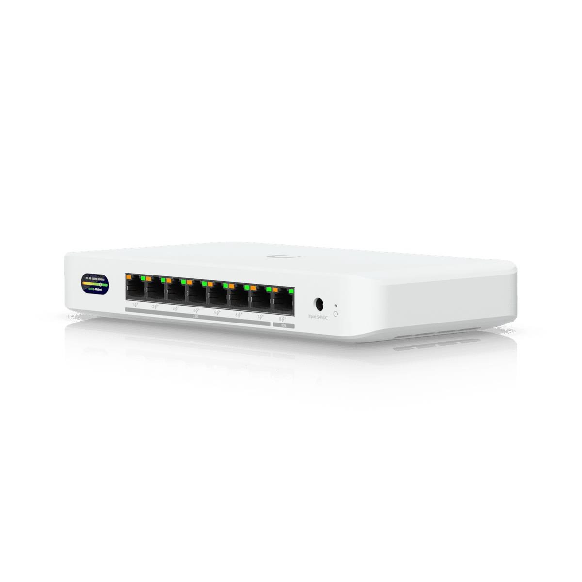 Switch, UBIQUITI, UDB-Switch, 7xRJ-45 ports, RJ-45 Ports Type 2.5G Ethernet (100/1000/2500), 1x10G Ethernet (copper) ports quantity, 10G support Yes, Power over Ethernet (PoE) Yes, Total Power over Ethernet (PoE) budget 185 W