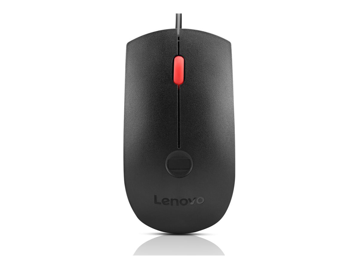 Biometric Mouse, Gen 2, Optical mouse, Wired, Black