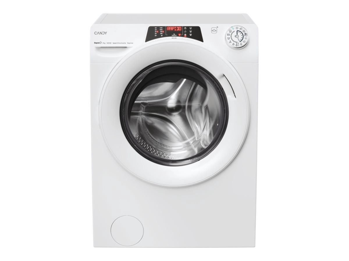 Washing Machine, RO 1486DWMT/1-S, Energy efficiency class A, Front loading, Washing capacity 8 kg, 1400 RPM, Depth 54 cm, Width 60 cm, Display, Digital, Steam function, White