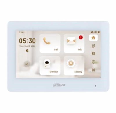 MONITOR LCD 7" IP DOORPHONE/WI-FI VTH5421HW-W DAHUA