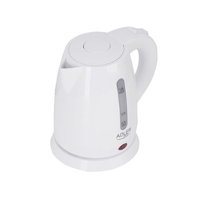 Kettle, AD 1272, Electric, 1600 W, 1 L, Stainless steel/Polypropylene, 360° rotational base, White