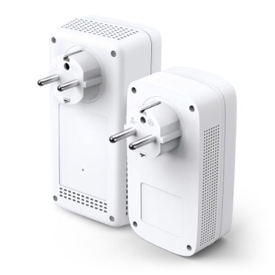 AV1300 Gigabit Passthrough Powerline ac Wi-Fi Kit, TL-WPA8631P KIT, 1300 Mbit/s, Ethernet LAN (RJ-45) ports 3, 802.11ac, Extra socket