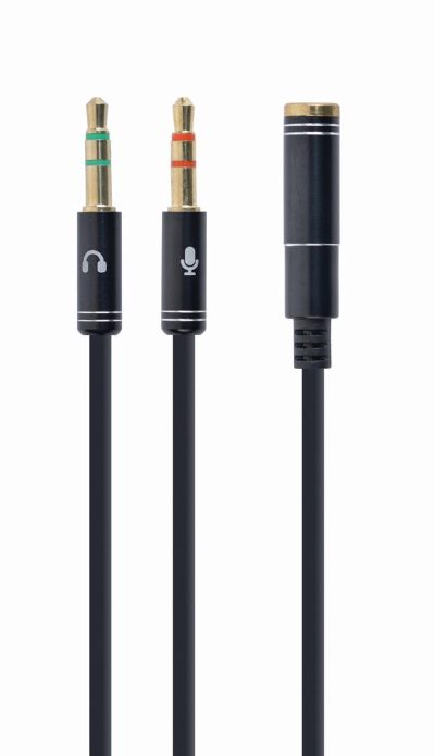 CABLE AUDIO 3.5MM SOCKET TO/2X3.5MM PLUG CCA-418M GEMBIRD