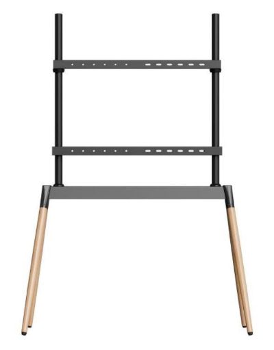 TV SET ACC FLOOR STAND 55-86"/BLK/WOOD TVS-86F-01-BK GEMBIRD