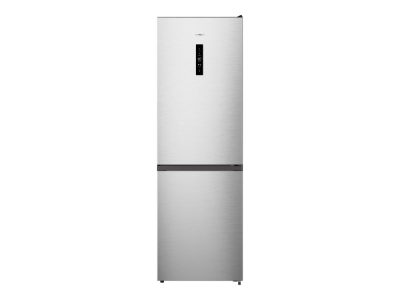Gorenje Refrigerator, N619EAXL4, Energy efficiency class E, Free standing, Combi, Height 186 cm, No Frost system, Fridge net capacity 207 L, Freezer net capacity 97 L, Display, 39 dB, Grey