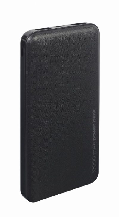 Power Bank, PB10-02, 10000 mAh, 2 x USB-AF, Black