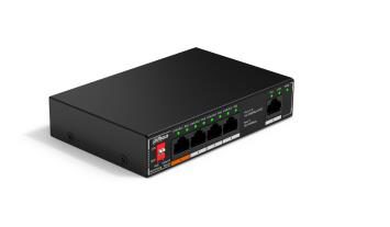 Switch, DAHUA, Switch type Unmanaged, Switch layer L2, Form factor Desktop/Wall-Mounting, 5xRJ-45 ports, RJ-45 Ports Type Fast Ethernet (10/100), 5xFast Ethernet (copper) ports quantity, SF1005-EUR