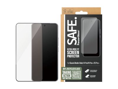 PanzerGlass Screen protector, Xiaomi, Redmi Note 14 Pro, 14 Pro+, 13 Pro+, Glass, Transparent, Ultra-Wide Fit