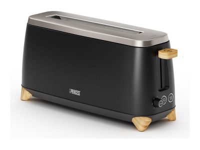 Princess 01.142361.01.001 Pure Toaster, Black/Wood, Princess