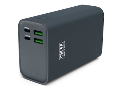 PORT CONNECT External USB-C battery PD, 26800 mAh, Blue