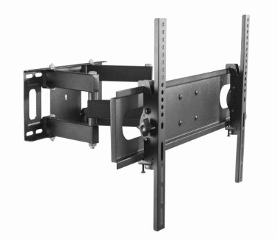 Full-motion wall mount, WM-70ST-01, Tilt, Swivel, 37-70 ", Maximum weight (capacity) 35 kg, Black