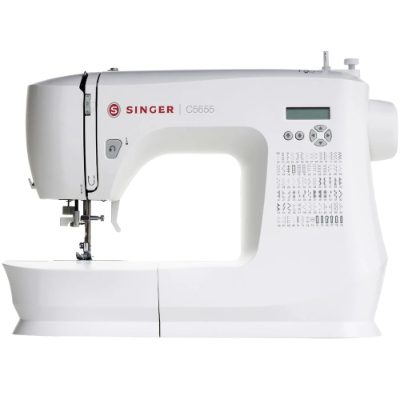 Sewing Machine, C5655, Number of stitches 80, Number of buttonholes 6, White