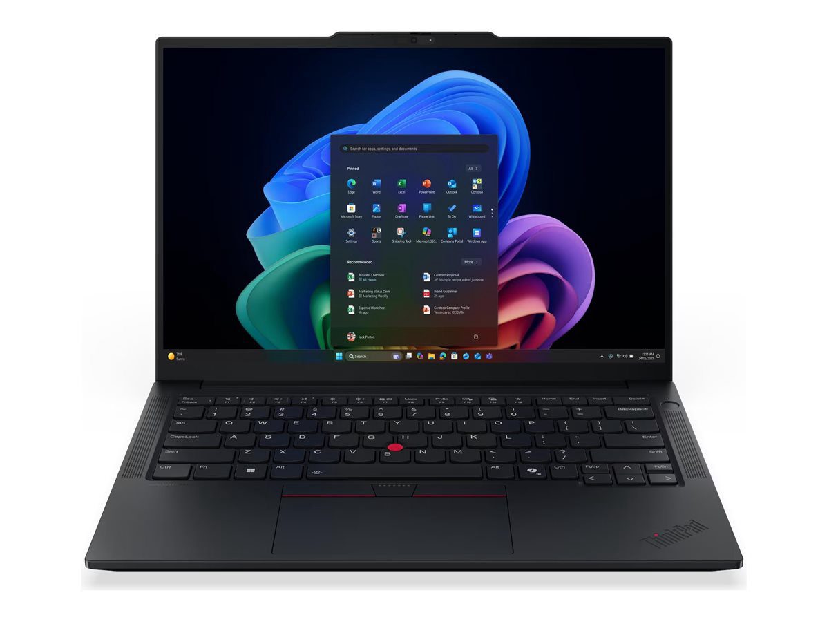 Lenovo ThinkPad E14 Gen 8 14 WUXGA ULT7-355/16GB/512GB/Intel Graphics/WIN11 Pro/Nordic Backlit kbd/Black/FP/3Y Warranty, Lenovo