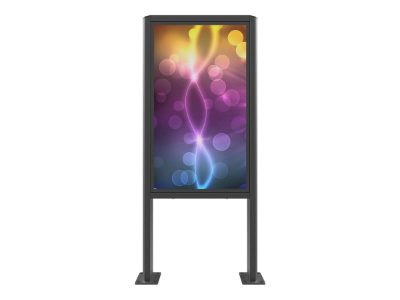 EDBAK POK91 Stand for 49" outdoor, Black, EDBAK