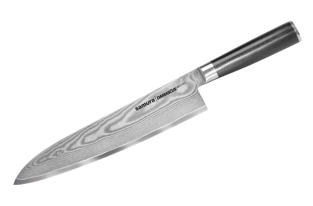 SAMURA šefpavāra nazis, 240mm, Damascus