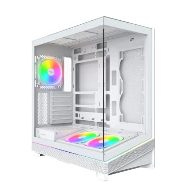 Case, MONTECH, ATX/micro ATX/Mini-ITX/BTF, White, MONTECH SKY 3 (W), SKY3(W)