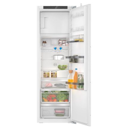 Refrigerator, KIL82ADD0, Energy efficiency class D, Built-in, Larder, Height 177.2 cm, Fridge net capacity 246 L, Freezer net capacity 34 L, Display, 34 dB, White
