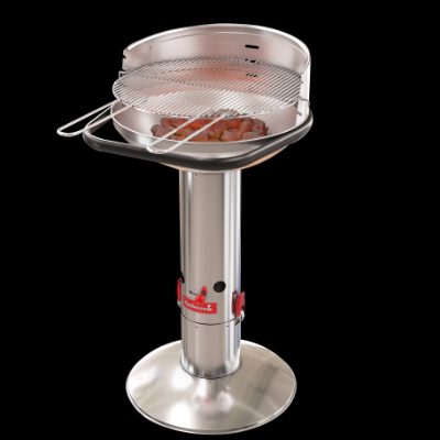 Barbecook Charcoal Barbecue Loewy 50 SST, 51.5 x 56 x 99 cm, BC-CHA-1005, Silver