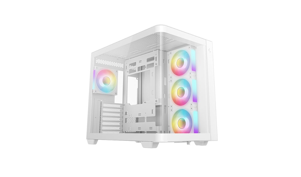 Deepcool Case, CG530U 4F WH, Whirte, Midi Tower