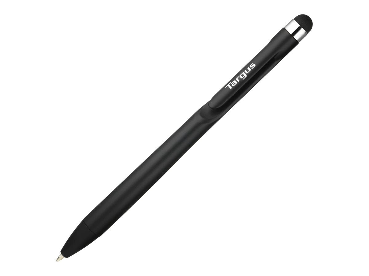 AntiMicrobial 2-in-1 Pen Stylus, AMM163AMGL, Black