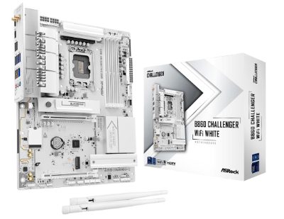 Mainboard, ASROCK, Intel B860, LGA 1851 (Socket V1), ATX, RAM DDR5-SDRAM, 4xSlots, Wi-Fi Yes, Bluetooth Yes, 1xNumber of M.2 (M) slots, B860CHALLENGERWIFIWH