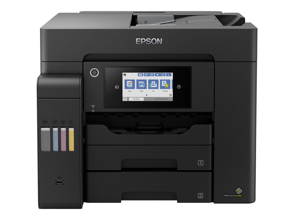 Multifunctional Printer, EcoTank L6550, Inkjet, Colour, Inkjet Multifunctional Printer, A4, Wi-Fi, Black