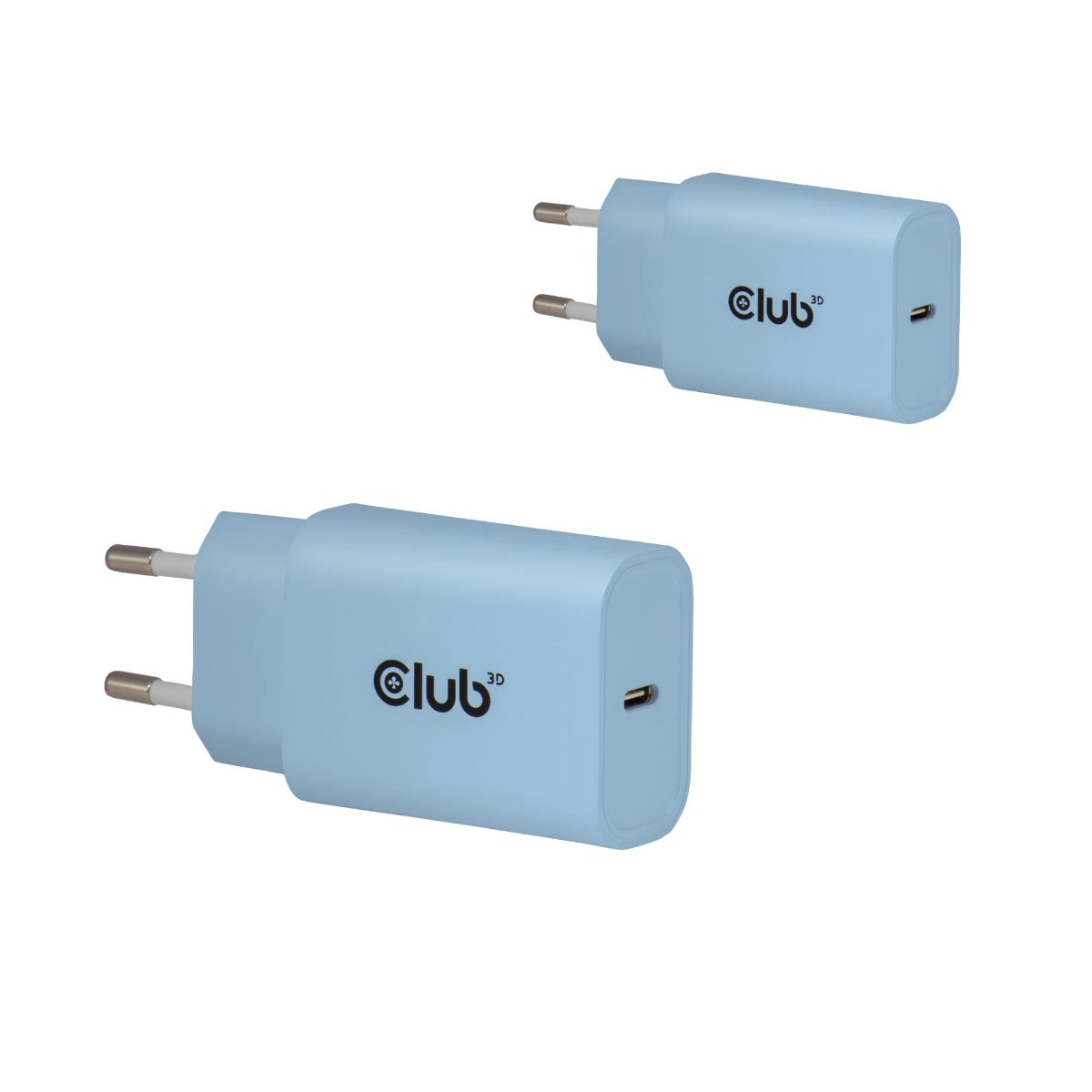 MOBILE CHARGER WALL USB-C/2PACK 30W BLUE CAC-3022 CLUB3D