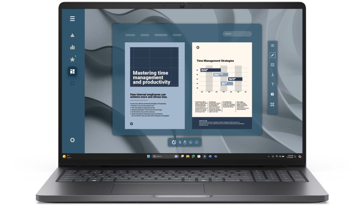 Dell Pro 16 PC16255, Magnetite, 16 ", IPS, FHD+, 1920 x 1200 pixels, Anti-glare, AMD Ryzen 5 PRO, 230, 16 GB, DDR5, Solid-state drive capacity 1000 GB, AMD Radeon 760M Graphics, Windows 11 Pro, 802.11ax, Keyboard language English, Keyboard backlit, Warranty 36 month(s), Battery warranty 12 month(s)