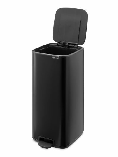 BRABANTIA atkritumu tvertne ar pedāli, 30L, Matt Black