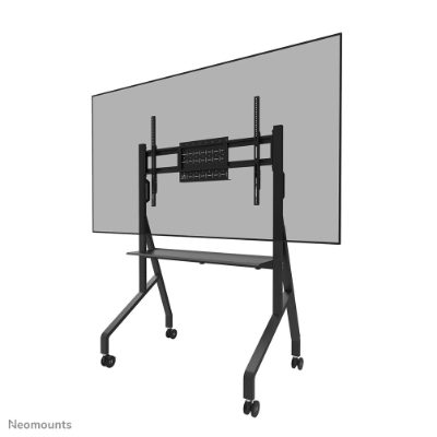 Neomounts Floor stand, FL50-525BL1 TV trolley, Adjustable Height, 55-86 ", Maximum weight (capacity) 76 kg, Black