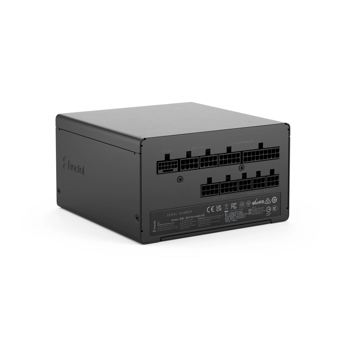Fractal Design Power Supply, Black, Ion 3 Gold, 750 W