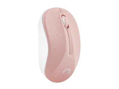 Natec Mouse, Toucan, Wireless, 1600 DPI, Optical, Pink-White, Natec, Mouse, Optical, Wireless, Pink/White
