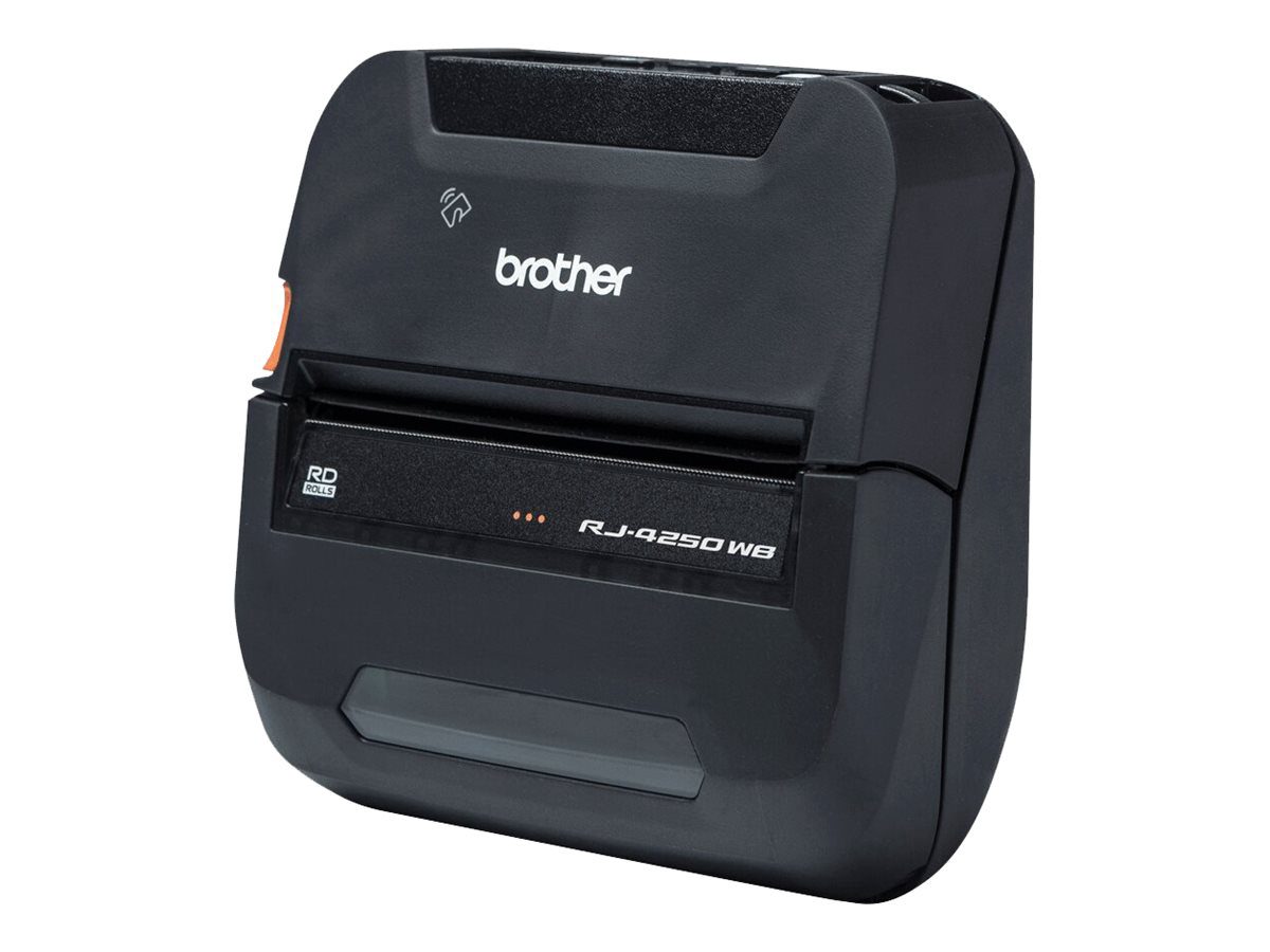 Brother RJ-430B, Monochrome, Direct thermal, Label Printer, Black