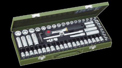 Socket and Ratchet Set, 3/8", 65 pc(s)