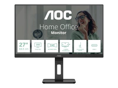 Q27P3CV, 27 ", IPS, 100 Hz, 4 ms, 2560 x 1440 pixels, 350 cd/m², HDMI ports quantity 2, Black