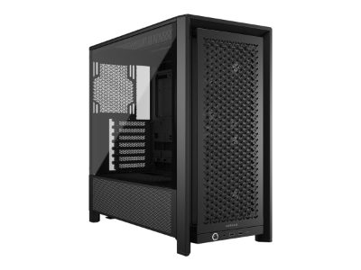 Corsair PC Case, Frame 4000D RS Modular, Black, Mid-Tower