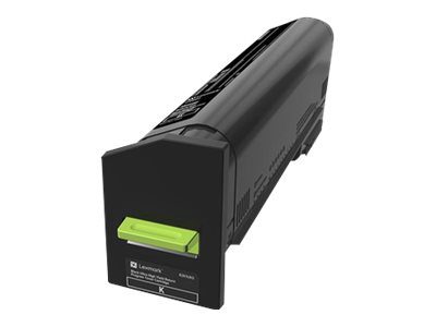 Lexmark CX860 Black Return Programme 55K Toner Cartridge, Lexmark 82K2UK0, Lexmark - Ultra High Yield - black - original - toner cartridge - LCCP, LRP, Toner cartridge, Black