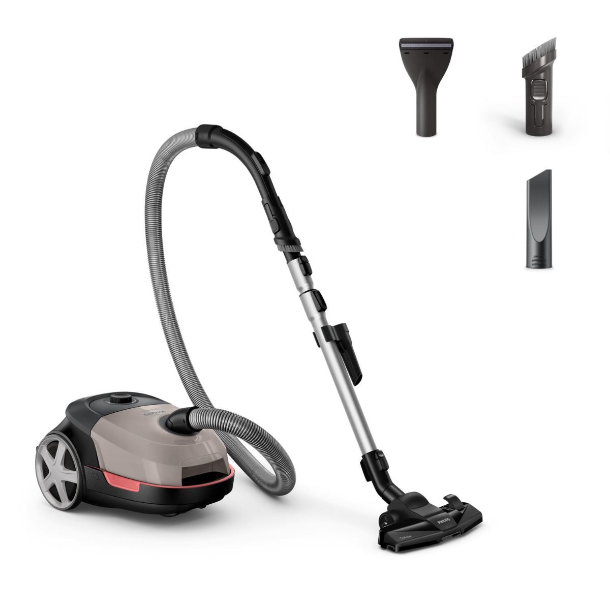 Vacuum Cleaner, PHILIPS, Bagged, 900 Watts, Capacity 4 l, Noise 77 dB, Beige, Weight 4.6 kg, XD5122/10