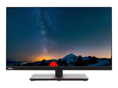 ThinkVision, P27u-20, 27 ", IPS, 4K UHD, 16:9, 60 Hz, 4 ms, 3840 x 2160, 450 cd/m², HDMI ports quantity 2, Raven Black, Warranty 36 month(s)