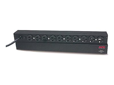 APC Rack PDU, Basic, 1U, 15A, 120V, (10)5-15, Schneider Electric